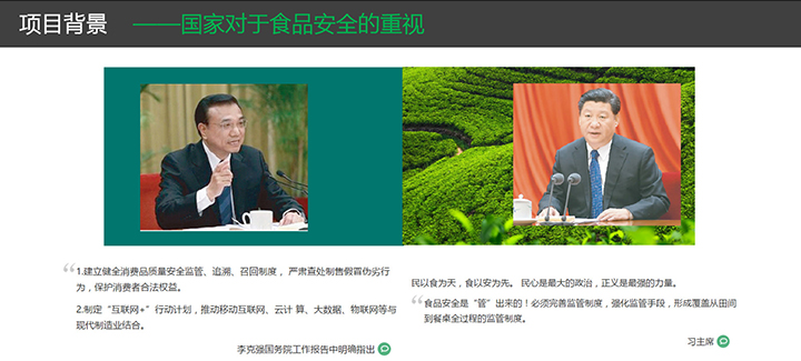 溯源平台建设项目背景 溯源平台建设项目背景